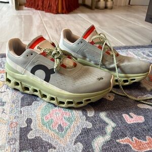On Running Women's Athletic Shoes - Gray and Olive